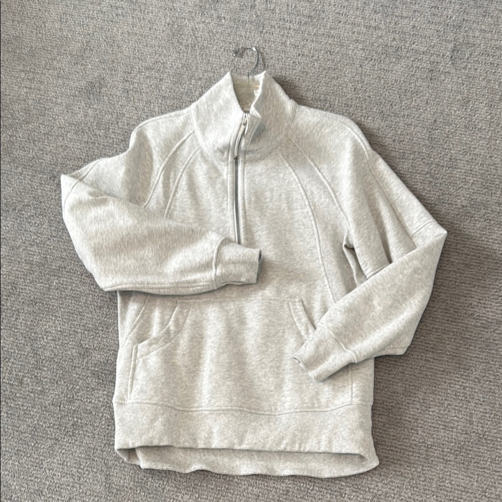Lululemon Heather Gray Zip-Up Jacket